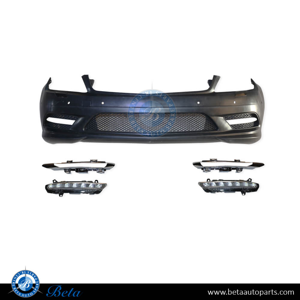 Front Bumper Normal AMG with DRL / PDC / Washer for Mercedes C-Class W204 2008-2010 models, Part Number 2048852838 Front Bumper Normal AMG with DRL / PDC / Washer for Mercedes C-Class W204 2008-2010 models, Part Number 2048852838